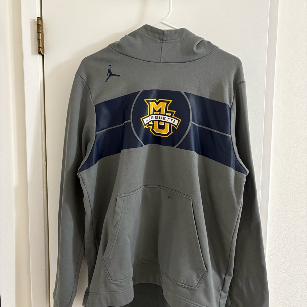 Marquette Jordan Gray and Navy Hoodie